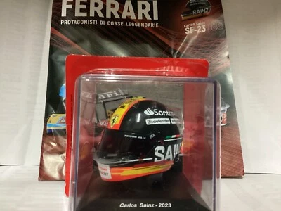 Caschi piloti  Ferrari CARLOS SAINZ 2023 GP ITALIA  1:5, nuovo in teca - Immagine 1 di 4