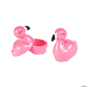 Flamingo Shaped Egg, Easter Party Supplies, Springtime Party Favors- 12 Pieces - Picture 1 of 2