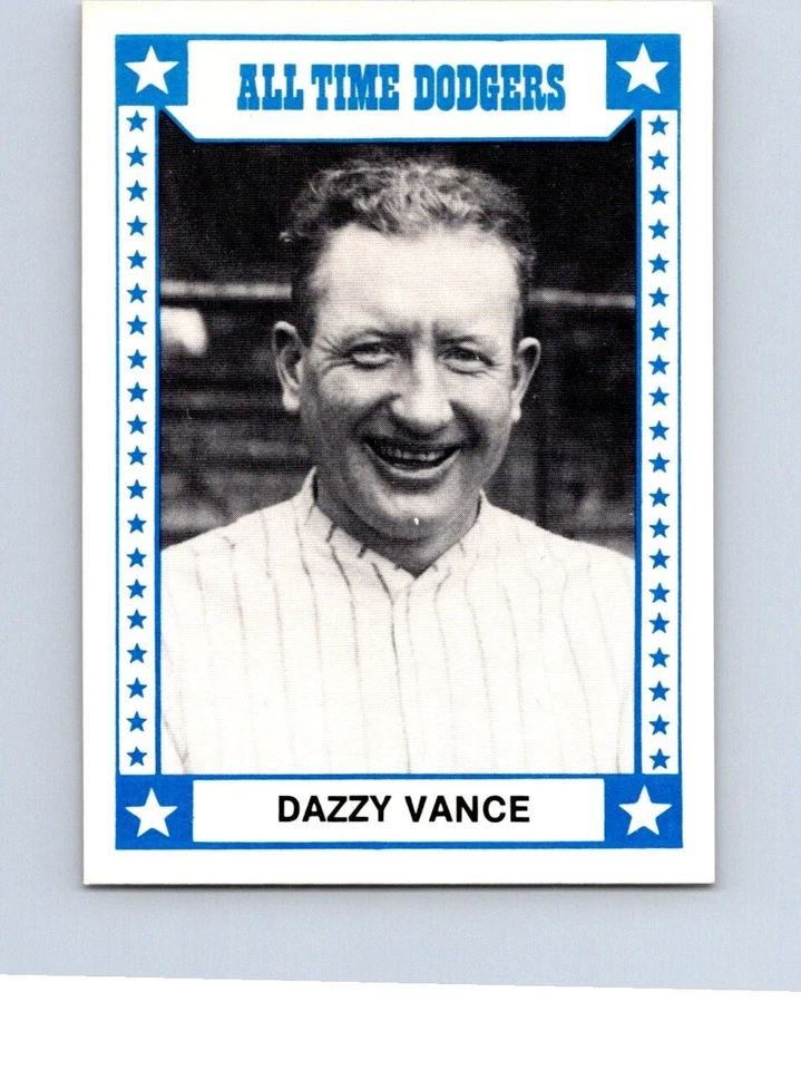 VINTAGE   BASEBALL CARD  ALL TIME LOS ANGELES DODGERS DAZZY VANCE - Image 1 of 2