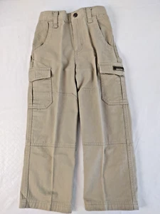 Healthtex Boys Pants Back Waist Elastic Cargo Pockets Khaki Size 6 #15223 - Picture 1 of 4