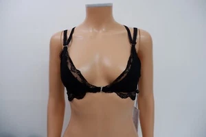 for love & lemons neuer schwarzer Spitzen-BH Gr. XXS neu mit Etikett gekreuzter Rücken - Bild 1 von 10