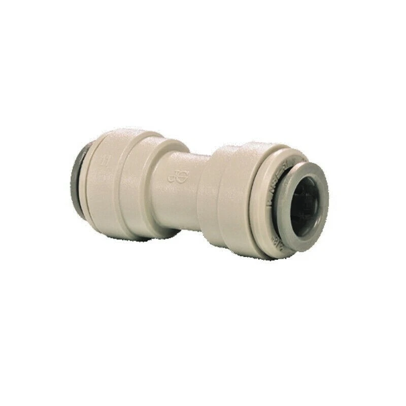 John Guest PI0412S Equal Straight Connector 3/8" Pushfit x 3/8" Pushfit - Image 1 of 1