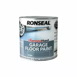 Ronseal Diamond Hard Garage Floor Paint  5L Tough Protection Cars Concrete - Picture 1 of 4