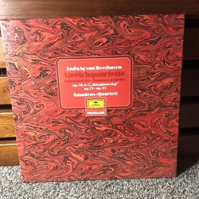 Beethoven String Quartets Amadeus Quartet 3LP DGG 2733 005 Stereo - Image 1 of 4