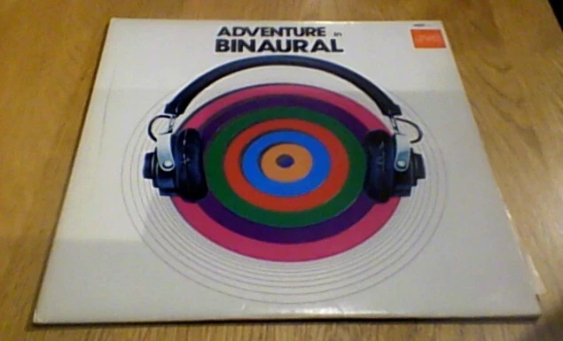 ADVENTURE IN BINAURAL JVC JAPAN AUDIOPHILE STEREOPHONIC RECORDING LP 1976 Insert - Image 1 of 4