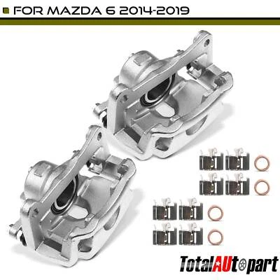 Pinza de freno de disco 2 piezas con soporte delantero izquierdo y derecho para Mazda 6 2014 2015-2019 Foto 1 de 4