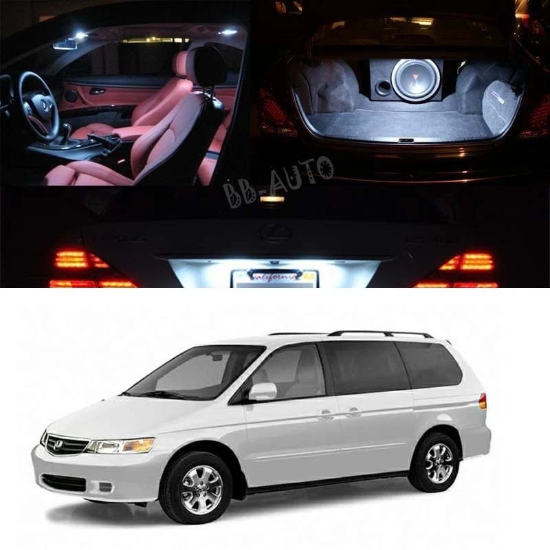 Kit de paquete interior de luces LED de xenón blanco para furgoneta Honda Odyssey 1999-2004 Foto 1 de 1