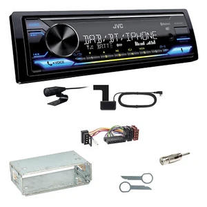 JVC KD-X472DBT Digitalradio Bluetooth USB Einbauset für Mercedes E-Klasse W124 - Bild 1 von 1