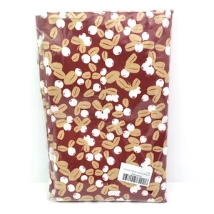 Deconovo Designer Series Red Berries Christmas 54x54 In Holiday Table Tablecloth - Picture 1 of 4