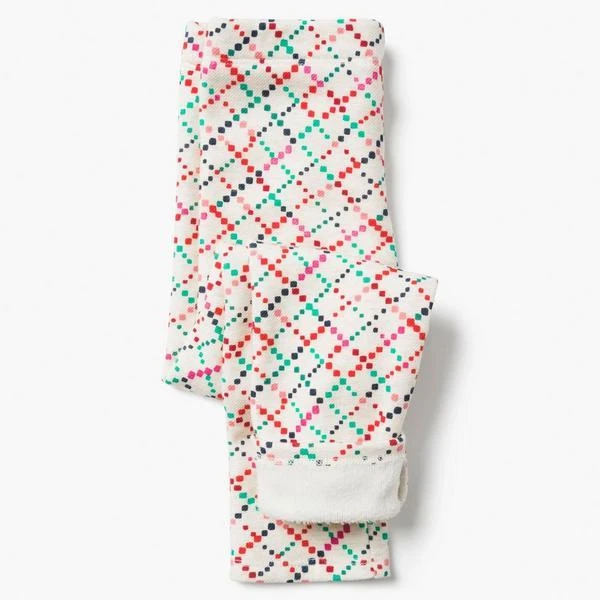 NWT Gymboree Cozy Leggings Cream Grid Lattice Girls 3,4,5/6,7/8,10/12,14 - Image 1 of 1