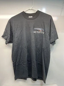 VERY RARE vtg STAR TREK TNG EMBROIDERED ENTERPRISE D T-Shirt Fruit Of The Loom - Picture 1 of 13