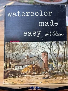 Watercolor Made Easy by Herb Olsen 1963 3rd Printing Hardcover with Jacket - Imagen 1 de 10