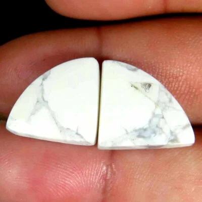 14,70 kt. 100 % natürlicher Howlith Fancy Cab Edelstein 14 x 14 x 3 mm passen... - Bild 1 von 4