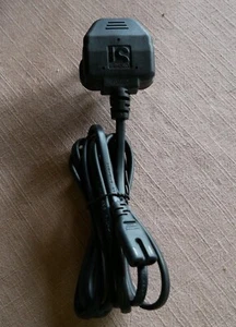 LISHENG Stromkabel/Figuren-8-Netzkabel UK GB 5A FUSED Schwarz, NEU & OVP - Photo 1/4