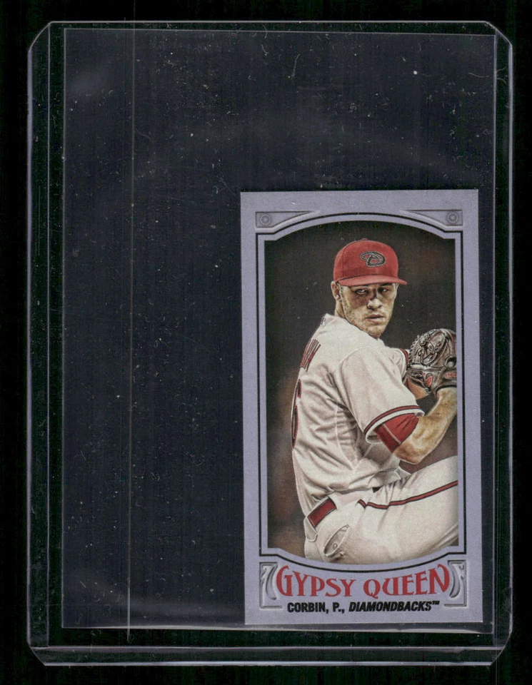 2016 Topps Gypsy Queen Patrick Corbin Mini Purple SN #281 Card #/250 - Image 1 of 2