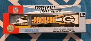 Tractor-remolque fundido a presión Fleer NFL 2003 GREEN BAY PACKERS 1:80 edición limitada - Imagen 1 de 5