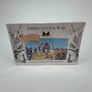 American Civil War Confederate Infantry Figures 1/32 Scale 20pcs New Sealed - Picture 1 of 4