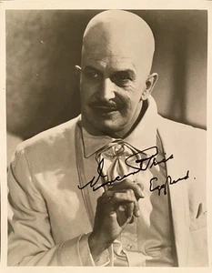 Vincent Price foto d'epoca autografata firmata testa d'uovo Batman 66 con certificato di autenticità - Foto 1 di 4