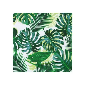 Talking Tables Tropical Palm Leaf Disposable Paper Napkins Serviettes 20pk VcOt - Foto 1 di 7