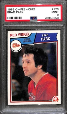 O-PEE-CHEE #129 1983 BRAD PARK PSA 9 como nuevo 28359853  Foto 1 de 3