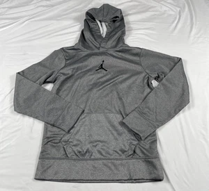 Jordan Sweatshirt Youth Size 12-13 Gray Hoodie Pockets Basketball Sports Boys - Picture 1 of 14