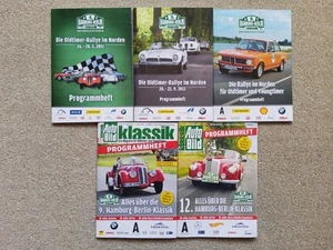 5 Programmhefte, Oldtimer Rallye im Norden, Hamburg-Berlin 4,5,6,9,12 - Bild 1 von 2