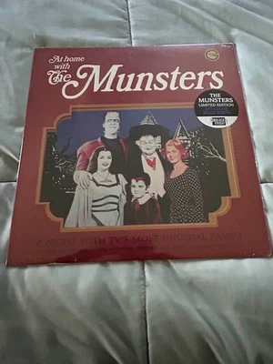 At Home with The Munsters Blue Vinyl 2021 RSD Sealed Limited Free Shipping  - Image 1 of 2