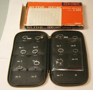 Juego de 11 diapositivas Sekonic Copal para medidor de luz Sekonic Studio Deluxe L-398 - Imagen 1 de 3