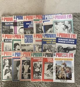 Private Eye Magazines From 1987, bulk lot of 18 magazines - Picture 1 of 3