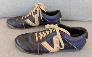 Vtg Louis Vuitton Leather Zephyr Low Top Sneakers Size 8 Colorblock Rare HTF 90s - Picture 1 of 20