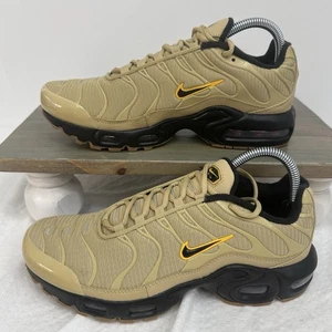 Nike Air Max Plus TN GS ‘Wheat Grass’ Black DZ6308-700 Size 7Y , Excellent Cond - Picture 1 of 12