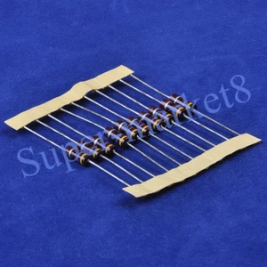 Resistencia de composición 10 piezas 1/2W Carbon Comp 47 Ohm 47R estilo ALLEN - Imagen 1 de 1