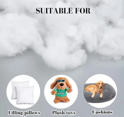 THE FABRIC GUYS Super Stofftier Kissen Kissen Füllung Füllung Hygienisch Waschbar Hohlfaser