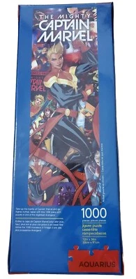 Marvel The Mighty Captain Marvel Aquarius 1000 Piece Slim Jigsaw Puzzle New - Image 1 of 3