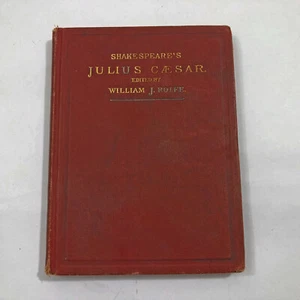 Vintage Shakespeares Julius Caesar herausgegeben von William J. Rolfe HC 1900 - Bild 1 von 9