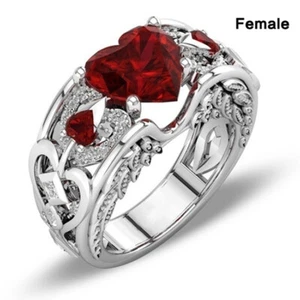 Rings Cubic Zirconia Jewelry Elegant Size 6-10 Women Wedding Ring - Bild 1 von 8