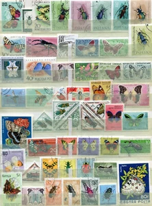 Sammlung Insektenmotive, meist o ( 45519 ) - Picture 1 of 2