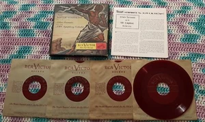 Arturo Toscanini 4 45 box set Mozart Jupiter Symphony No 41 RCA Victor WDM 1080 - Picture 1 of 3