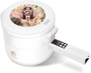 Electric Hot Pot Cooker Steamer 1.8L Multifunctional Nonstick Pan Dormitory ,,,, - Picture 1 of 11