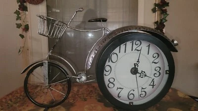 Bicycle Table Clock Metal - Image 1 of 4