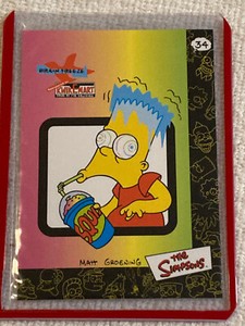 The Simpsons 2000 Artbox Card #34 BASE Ex/Ex+ Sleeved!