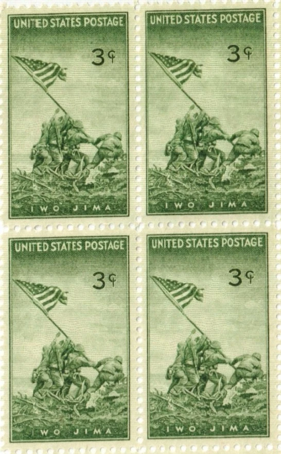 United States 3¢ Armed Forces Iwo Jima Postage Stamp #929 x 100 Singles - Image 1 of 1
