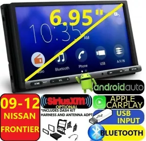 FOR 09-12 NISSAN FRONTIER CARPLAY ANDROID AUTO BT USB CAR RADIO W/ OPT. SIRIUSXM - Picture 1 of 10