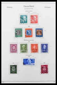 Lot 39148 Complete stamp collection Bundespost 1949-1987 in Kabe album. - Picture 1 of 10