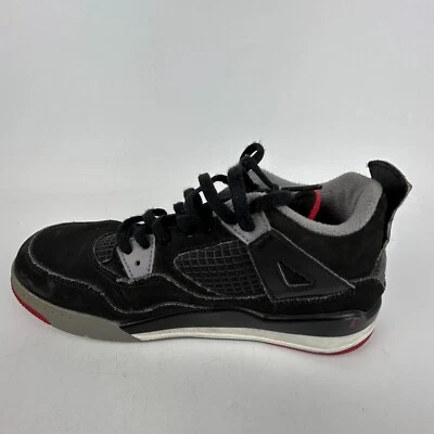 Nike Air Jordan4 Retro OG Mid Bred DERECHA Zapato Unisex 3Y Negro Puntera Redonda Con Cordones Foto 1 de 4