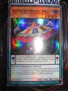 YU-GI-OH! ULTRA RARE ACTEUR DES ABYSSES PRELUDE BLLR-FR012 NEUF MINT EDITION 1 - Picture 1 of 1