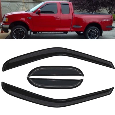 Side Window Visor for Ford F150 97-03 97-99 F250 Light Duty Super/Extended Cab - Image 1 of 4