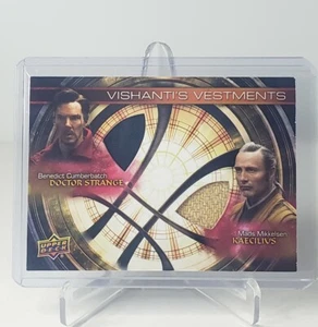 2016 Upper Deck Marvel Doctor Strange Cumberbatch Mikkelsen Dual Relic  - Picture 1 of 2