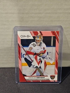 2023-24 O-Pee-Chee OPC #23 Spencer Knight Red Border - Picture 1 of 2