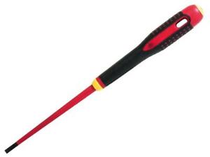 Bahco BAHBE8220SL ERGO™ Slim VDE Insulated Slotted Screwdriver 3.0 x 100mm